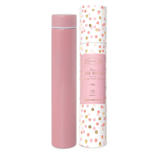 Slim Flask Bottle In Tube - Pink