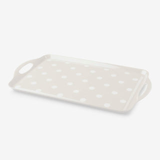 Large Dotty Tray (48x30cm) Cream