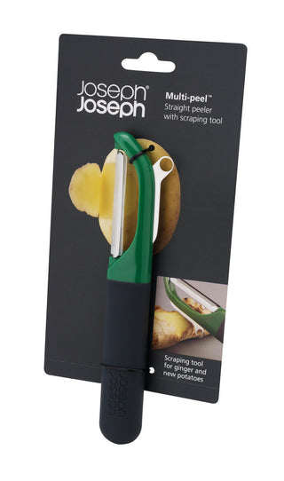 Multi- Peel Straight Peeler with Scraping Tool