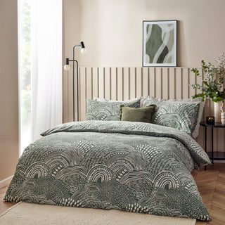 Nola Single Duvet Set Olive