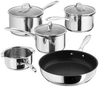 Stellar Profile, 5 Piece Draining Saucepan Set