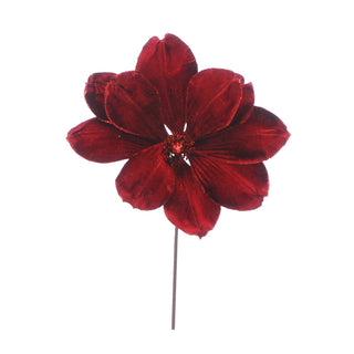 Burgandy Velvet Magnolia Pick