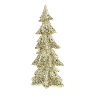 Gold Resin Christmas Tree 32cm
