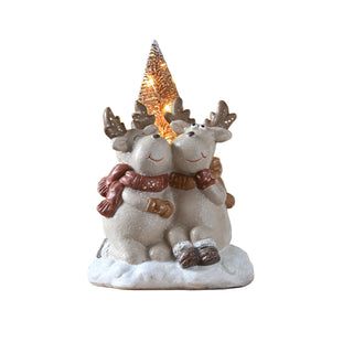Mr & Mrs Reindeer Ornament