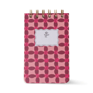 Tulip Twin Wire Notepad Pinwheel Pink