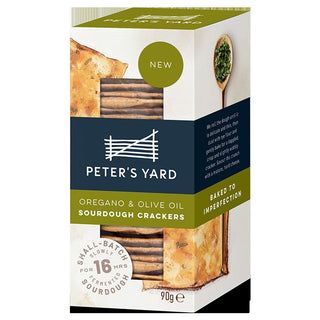 Oregano & Olive Oil Sourdough Crackers 90G