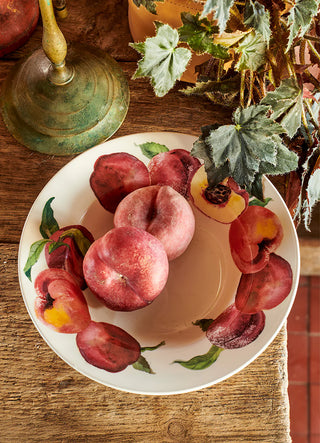 Peaches Dessert Plate