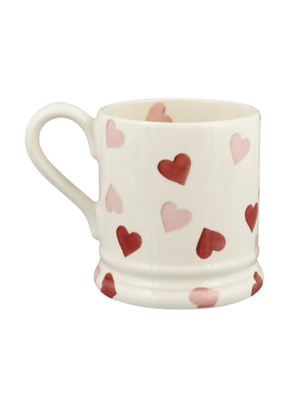 Pink Hearts 1/2 Pint Mug