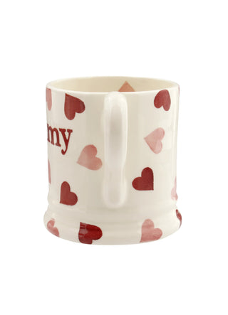 Pink Hearts Mummy 1/2 Pint Mug