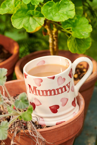 Pink Hearts Mummy 1/2 Pint Mug
