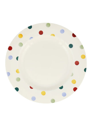 Polka Dot 10 1/2 Inch Plate