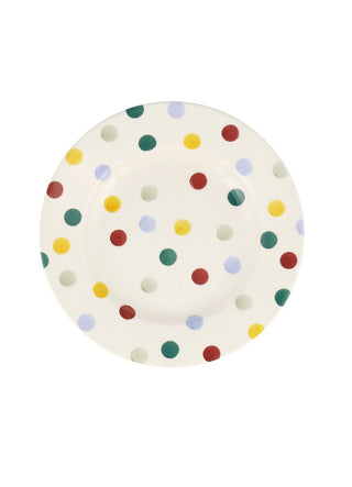 Polka Dot 8 1/2 Inch Plate