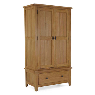 Burford Oak Double Wardrobe