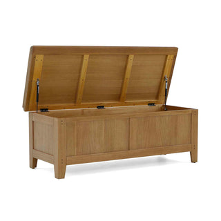Burford Oak Storage Bench