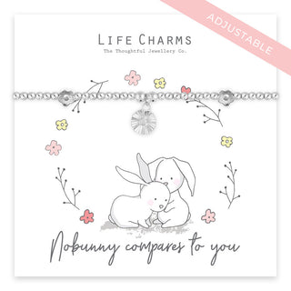 No Bunny Compares To You Rosey Rabbits Bracelet