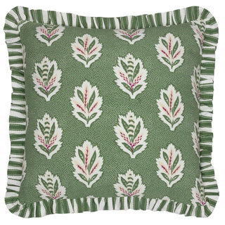 Sessile Leaf Ruffle 50X50 Cushion Case Leaf Green