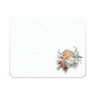 Christmas Robin Medium Worktop Protector