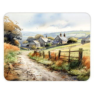 Country Village Medium Glass Worktop Protector Smooth