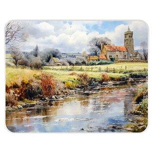 Village Church Medium Glass Worktop Protector Smooth