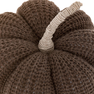 Autumn Knitted Pumpkin Brown