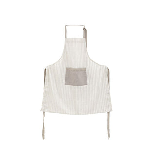 Natural Stripe Apron