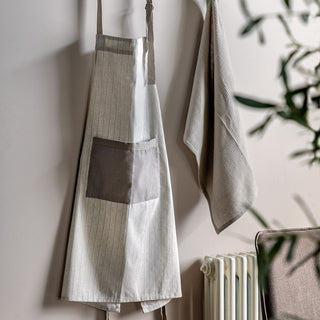 Natural Stripe Apron