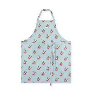 Strawberries Blue Adult Apron