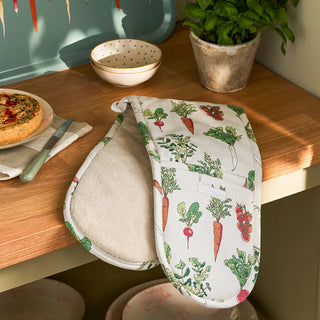 Garden Vegetables Double Oven Glove