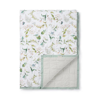 Wild Floral Quilted Throw