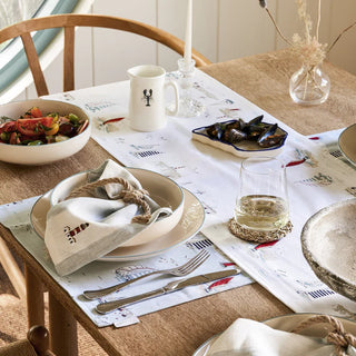 Coastal Boats Table Runner