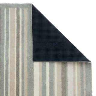 Sage Stripe Washable Doormat