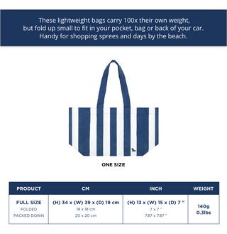 Foldaway Tote Bag Check Mate