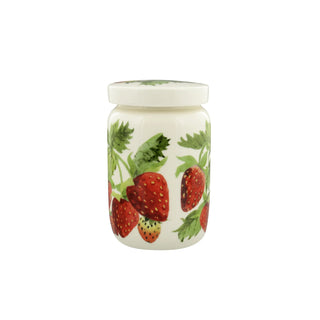 Strawberries Medium Jam Jar with Lid