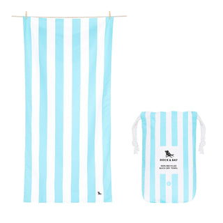 Tulum Blue Quick Dry Towel XL