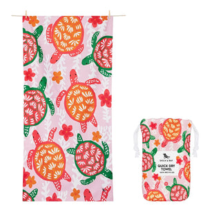 Turtley Tropical Kids Quick Dry Towel Medium