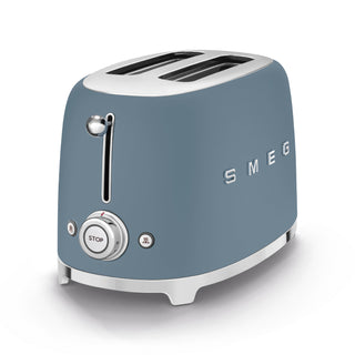 50's Style 2 Slice Toaster Matte Storm Blue