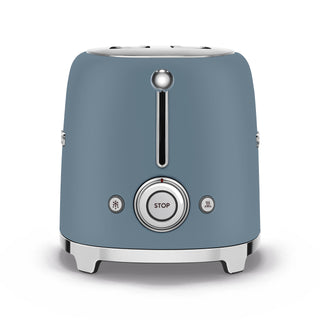 50's Style 2 Slice Toaster Matte Storm Blue