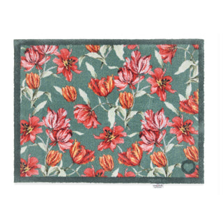 Tumbling Tulips Washable Doormat