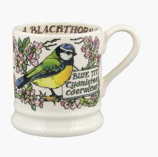 Blue Tit & Blackthorn 1/2 Pint Mug