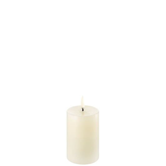Uyuni Led Mini Pillar Candle Ivory 5x7.5cm