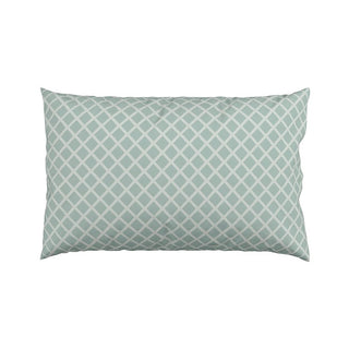 Botanical Harmony Pair of Standard Pillowcases Teal/Claret