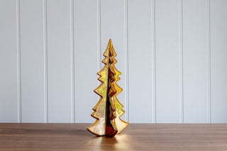 Ceramic Gold Christmas Tree