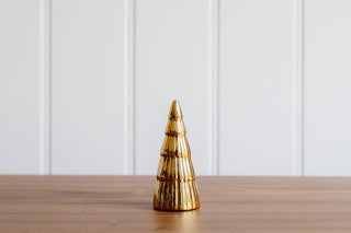 Fluted Gold Christmas Tree