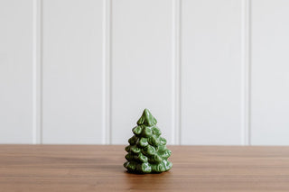 Ceramic Green Christmas Tree 6.5cm