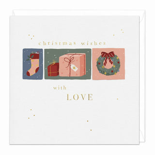 Patchwork Trio Christmas Card