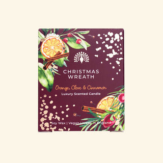 Christmas Wreath Candle