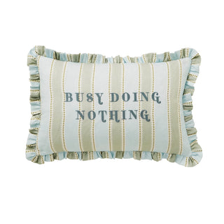 Busy Doing Nothing Cushion Multi