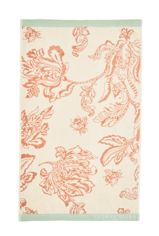 Signature Floral Bath Towel Vintage Rose