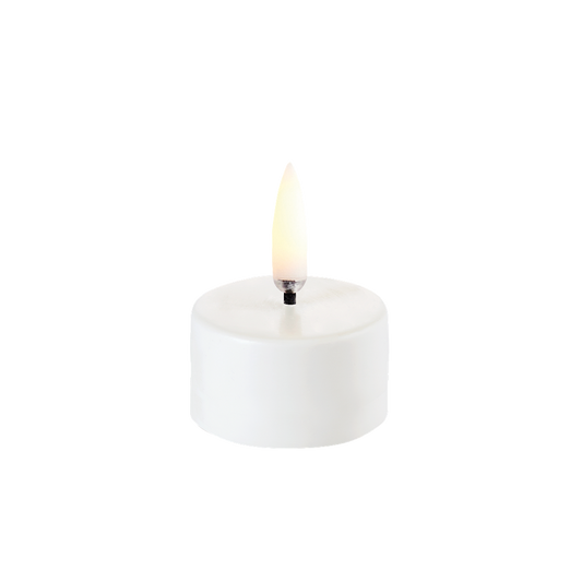 LED Tealight Nordic White Smooth