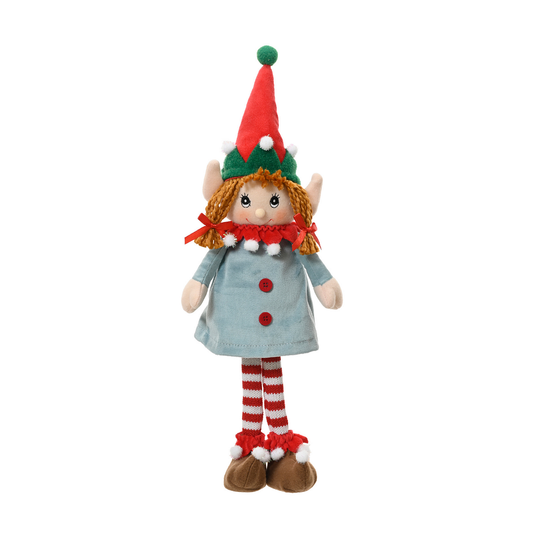 Girl Elf with Blue Dress Decoration